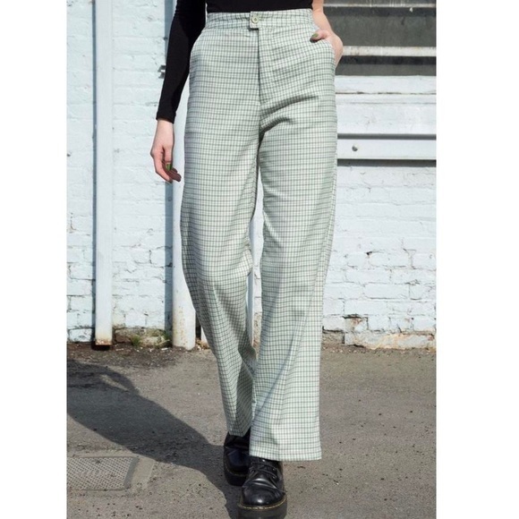 John Galt Gingham Valentina Pants - Picture 1 of 3